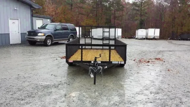 12ft Utility Trailer w/ Expanded Metal Sides