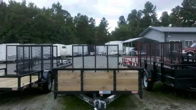 12ft utility trailer w/ wood sides