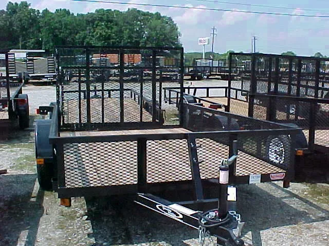 12ft wire mesh sides utility trailer