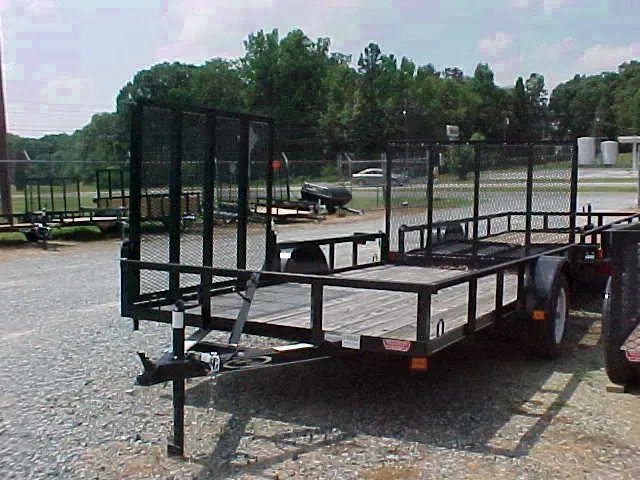 12FT SA ATV TRAILER W/REAR AND SIDE RAMP GATE