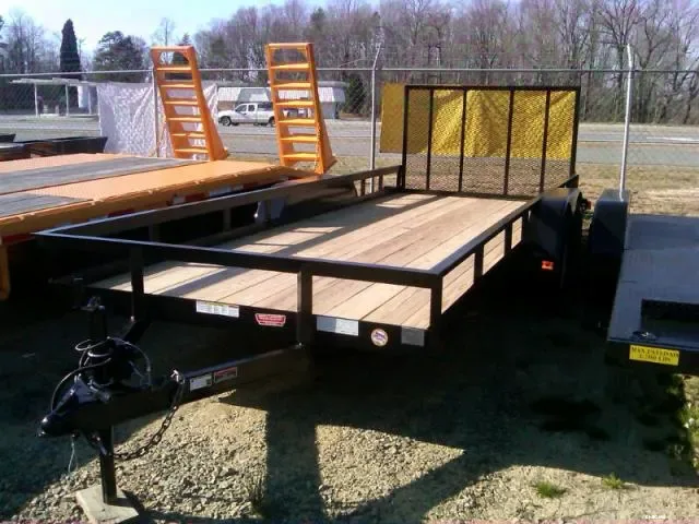 18ft Utility/Equipment Trailer w/ 5200lb Tandem Axles