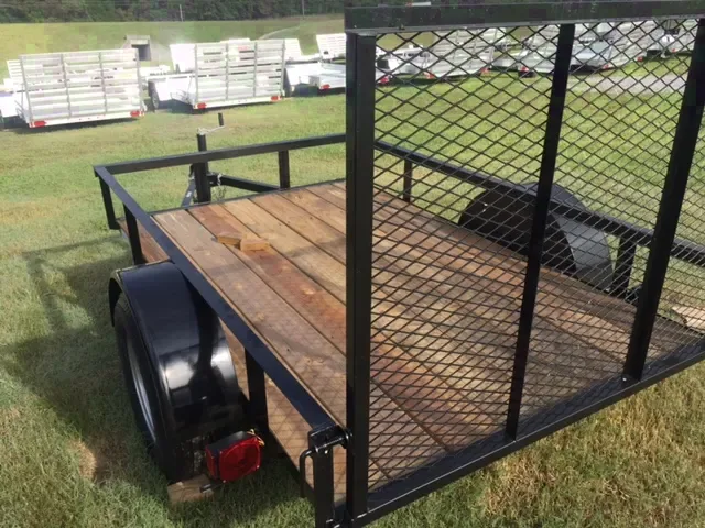 8ft Black SA Steel Frame Utility Trailer