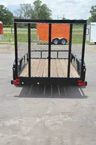 10ft Single Axle Utility Trailer w/Rear Ramp Gate