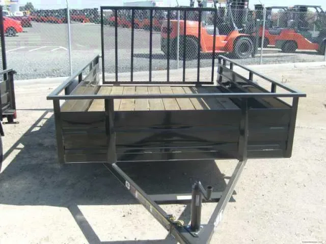 10ft Utility Trailer w/Steel Side Panels