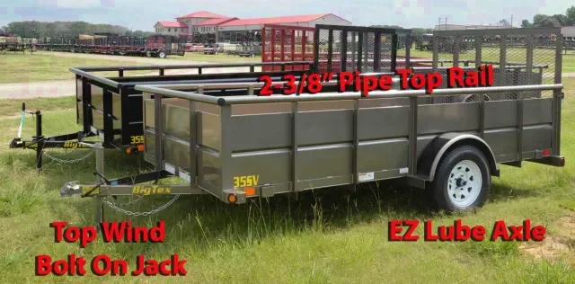 12ft SA Steel Side Utility Trailer