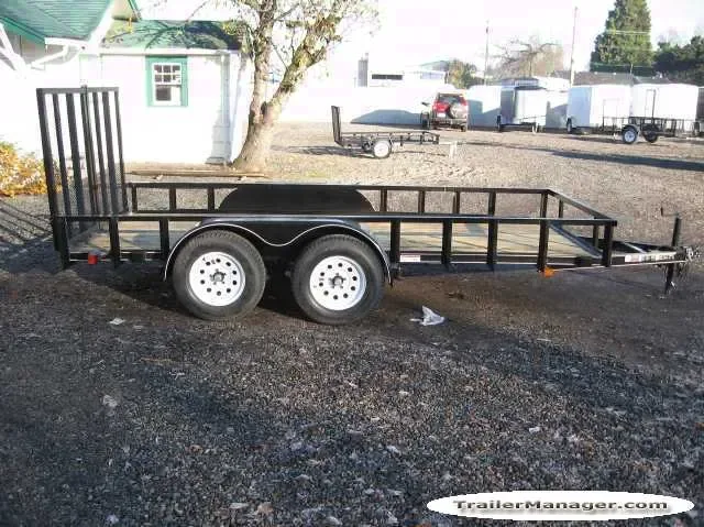 14ft  Utility Trailer w/Ramp Gate