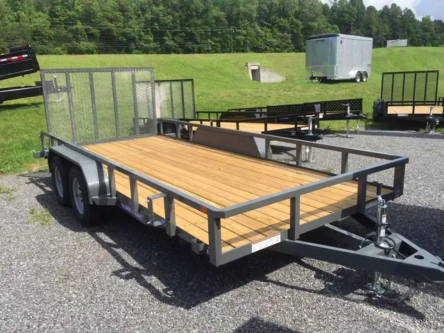 16ft Utility Trailer Bumper Pull with Rampgate