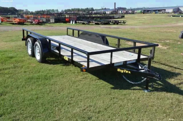 16ft TA Wood Deck Utility Trailer