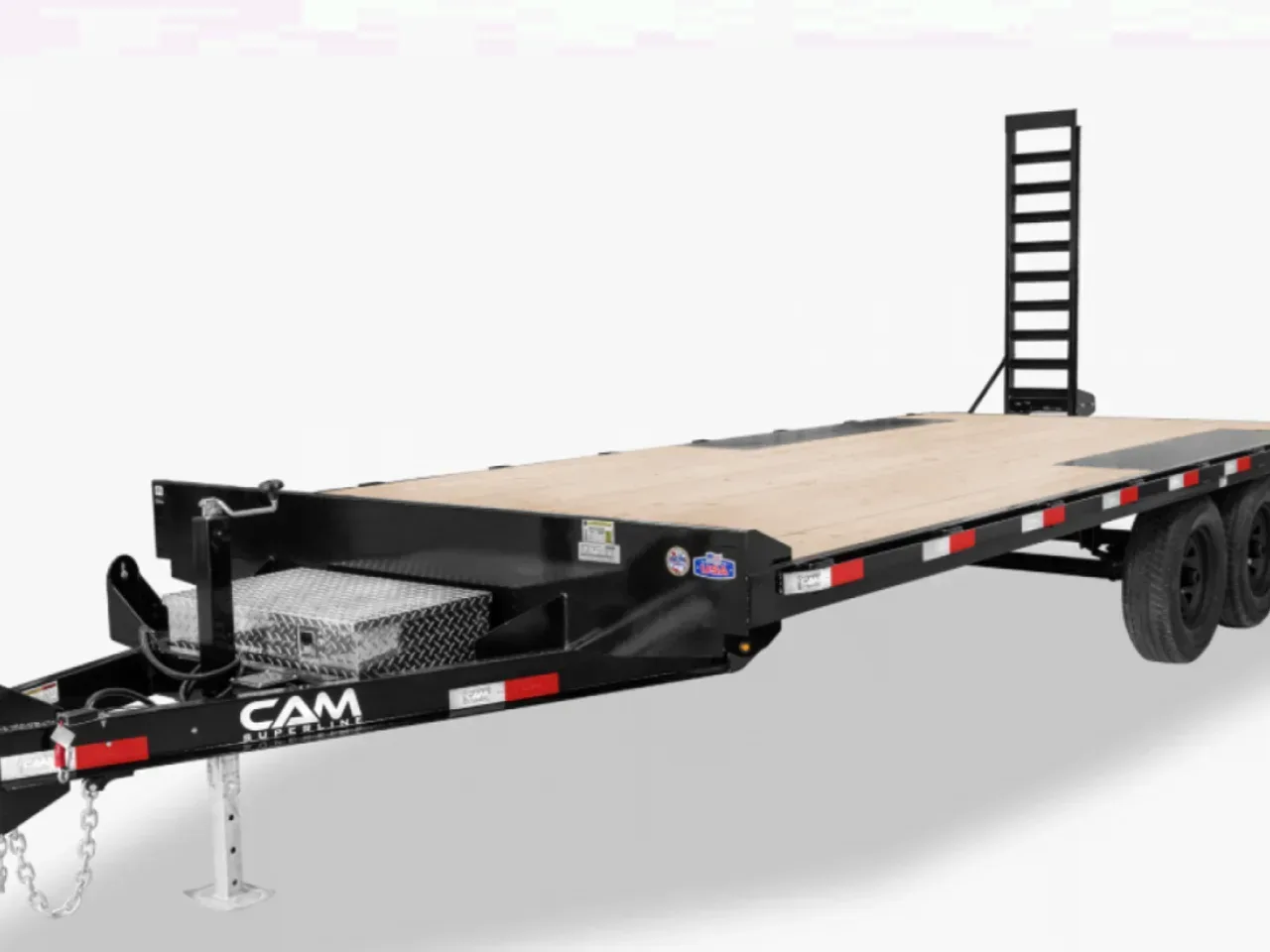 2026 CAM Superline 17+3 General Duty Flat Deck Deckover w/ Landscape Ramps