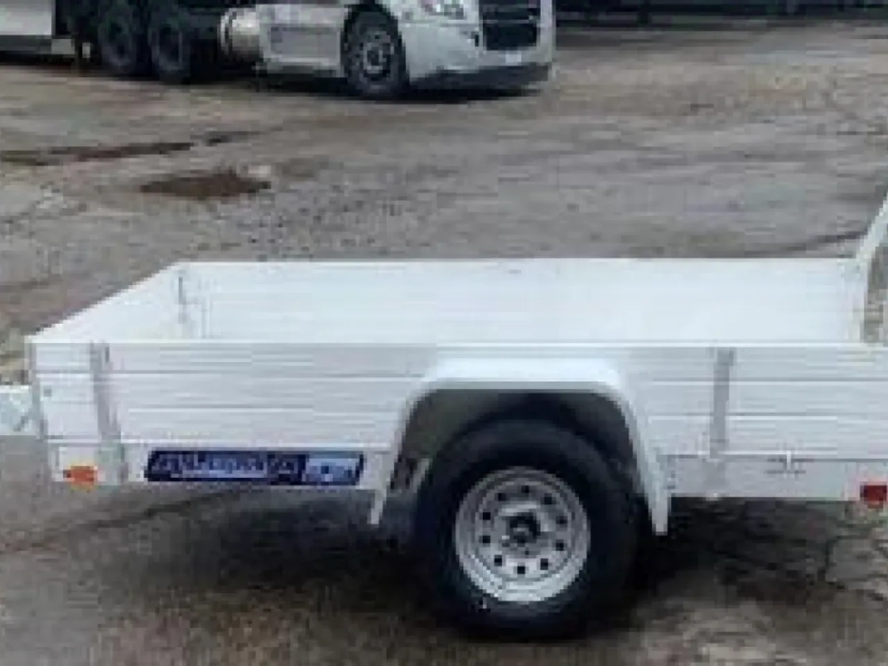 2027 Aluma 4'6" x 8 LW Edge Series Aluminum Utility Trailer w/ 12" Side Rack Kit