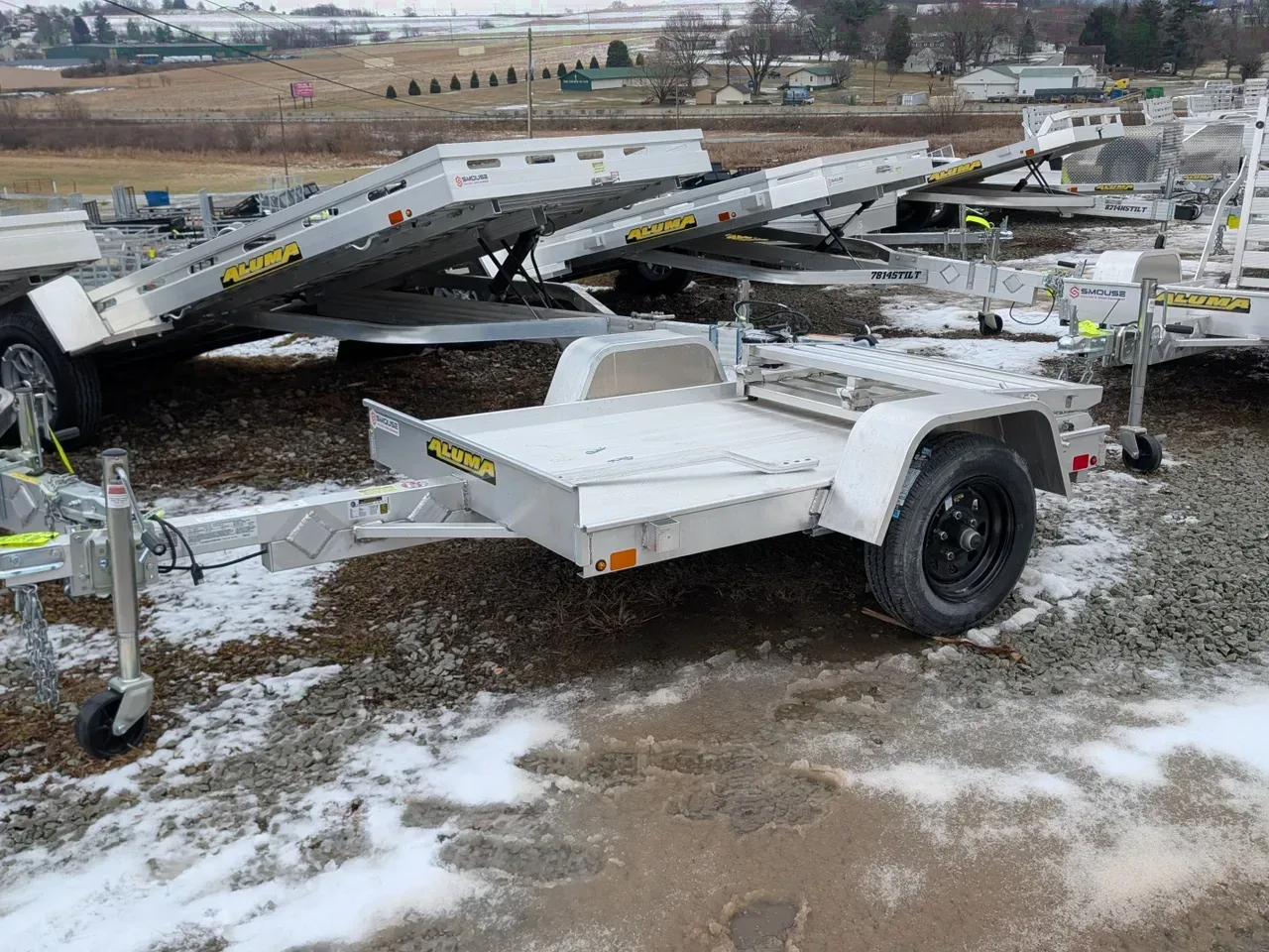2026 Aluma 4x6 LW Utility Trailer w/ Bi-Fold Gate