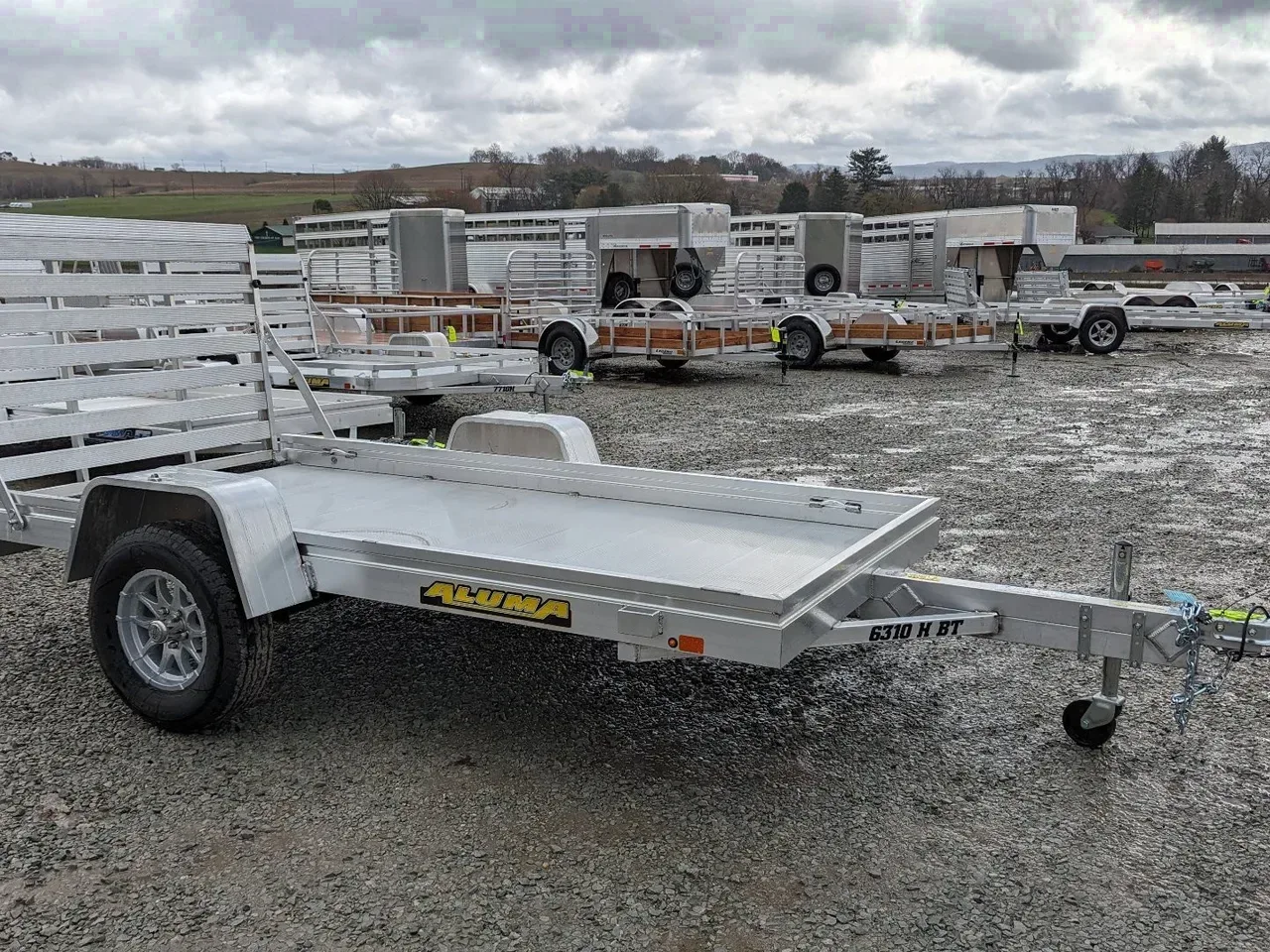 2026 Aluma 5'3" x 10 HD Utility Trailer w/ 4' Gate