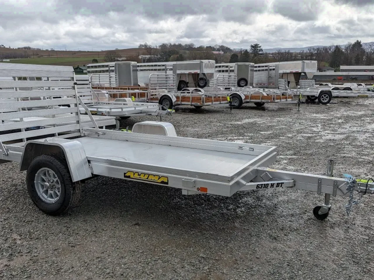 2027 Aluma 5'3" x 10 HD Utility Trailer w/ 4' Gate