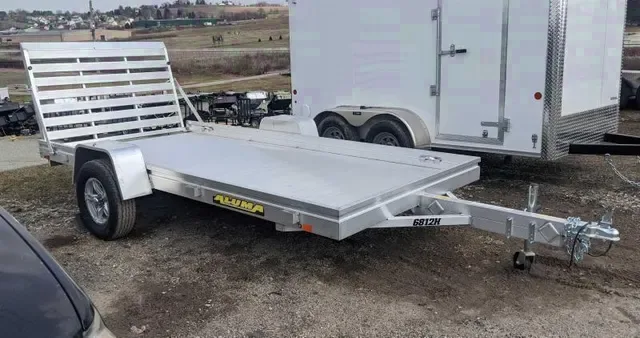 2025 Aluma 5.5' x 10' Lightweight Utility Trailer with Ramp Gate - Make Offer!