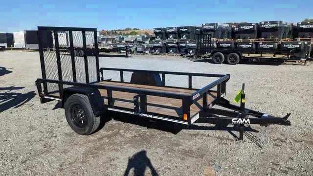 New 2025 Cam Superline 5x10 Tubular Top Rail Utility Trailer - Make Offer