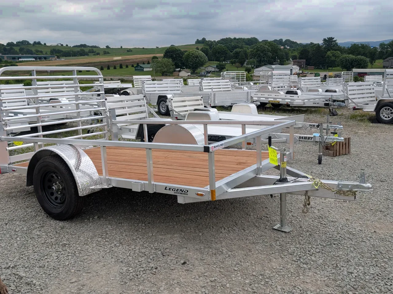 2026 LEGEND 5x10 Open Deluxe Utility Trailer