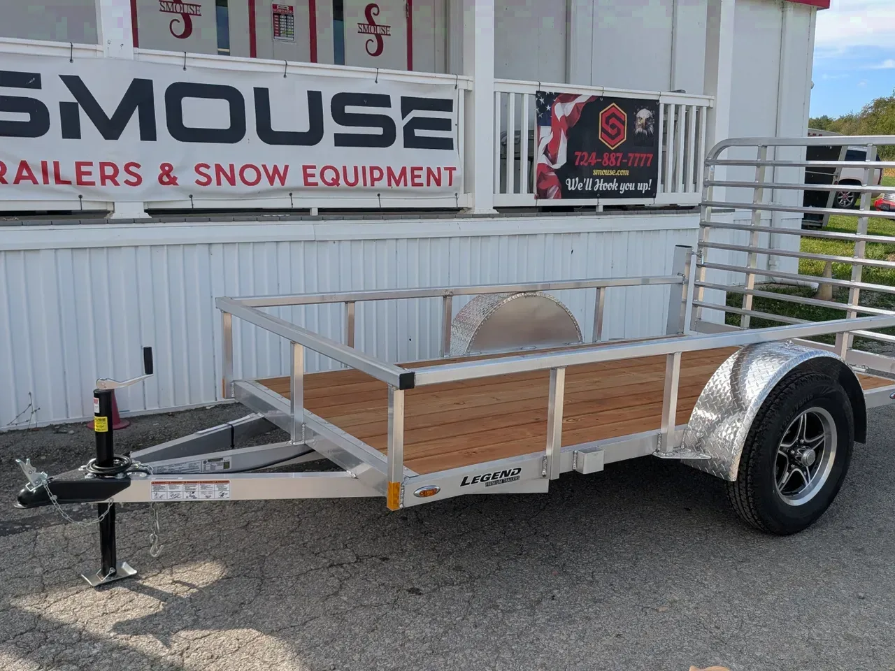 2027 LEGEND 5x10 Open Deluxe Utility Trailer