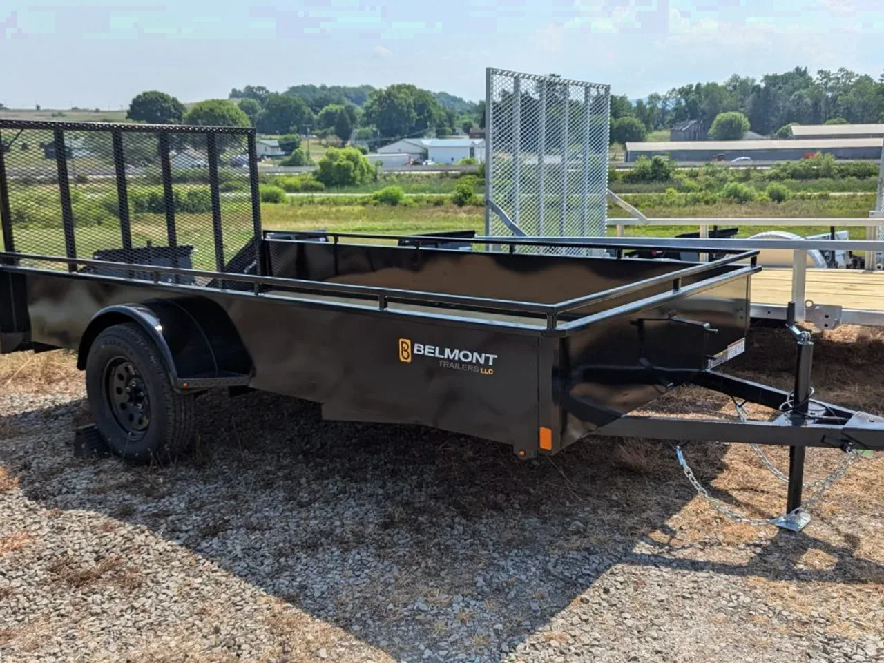 2026 Belmont 5x10 Solid Side Utility Trailer w/ Lay Flat Gate