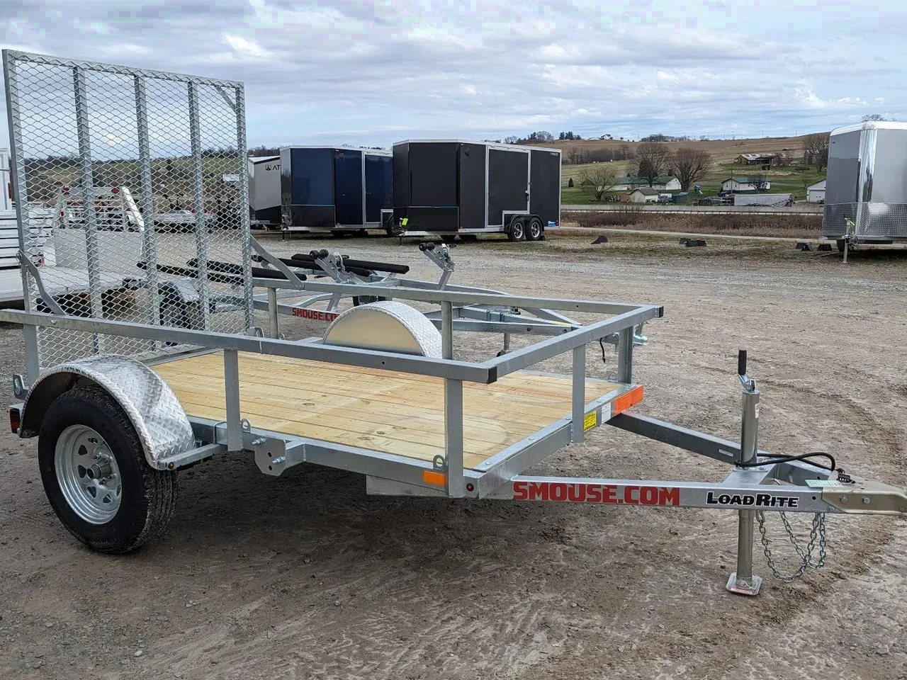 2026 Load Rite 5x8 ALL GALVANIZED Utility w/ Spring Assist Gate