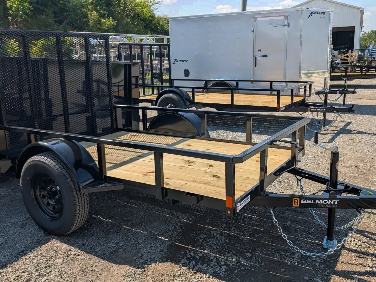 2026 Belmont 5x8 Tube Top Utility Trailer w/ Spring Assist Gate