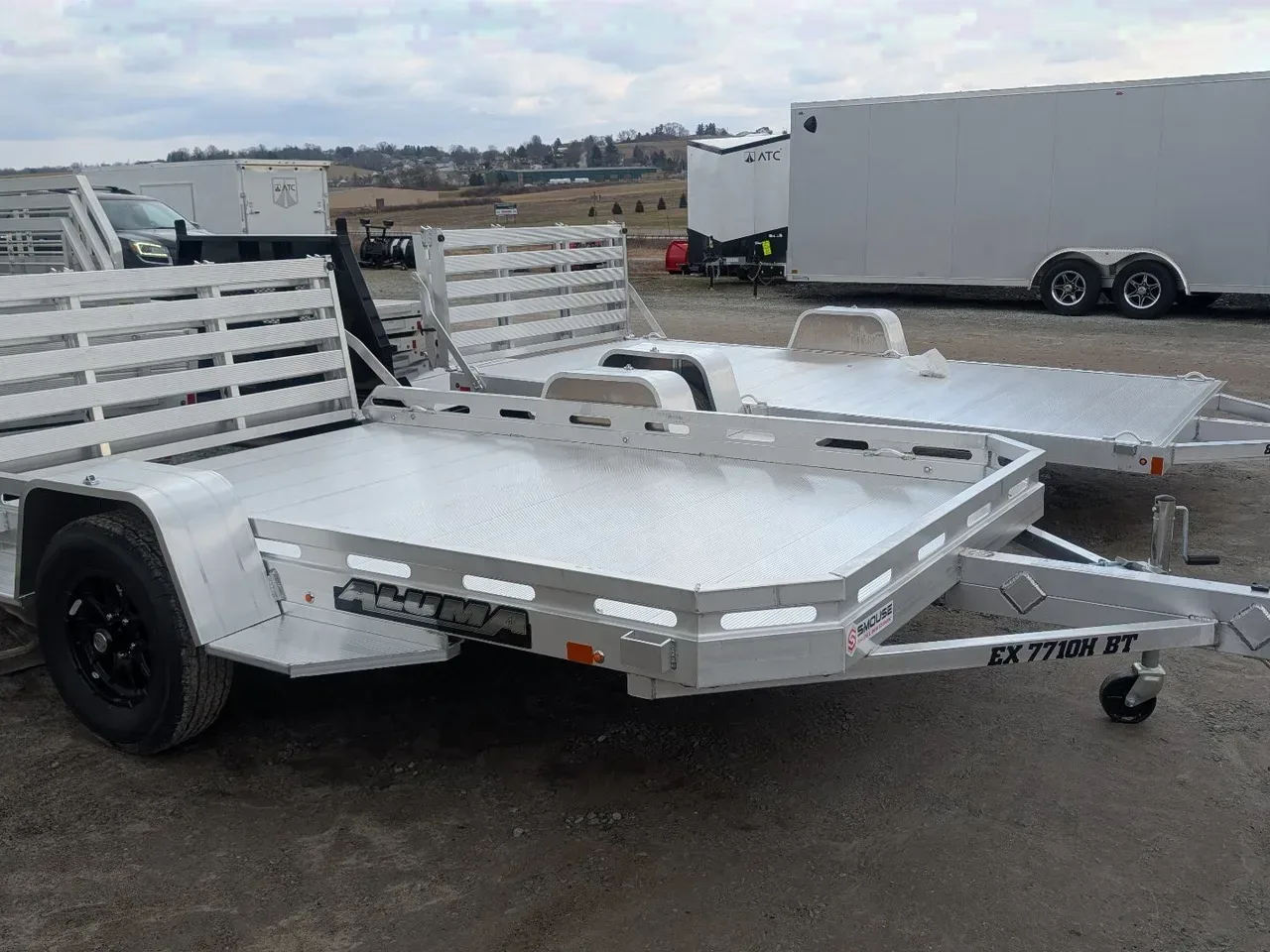 2026 Aluma 6'5" x 10 HD Executive Series Utility w/ Bi-Fold Gate