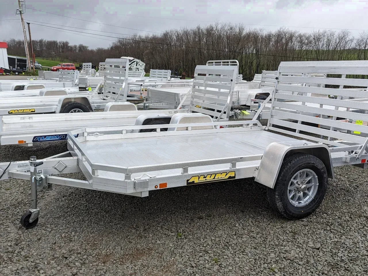2026 ALUMA 6'5" x 10 HD Aluminum Utility w/ 4' Gate