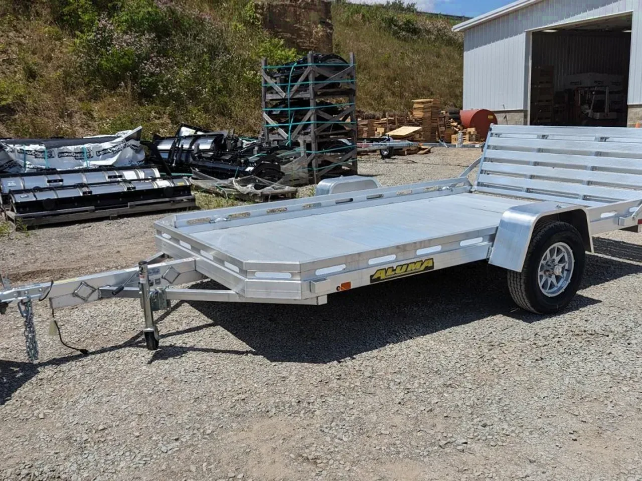 2027 ALUMA 6'5" x 10 HD Aluminum Utility w/ Bi-Fold Gate