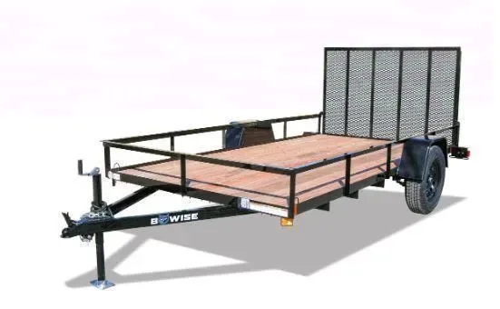 2025 B-Wise 6.5x12 Utility Trailer for Versatile Hauling