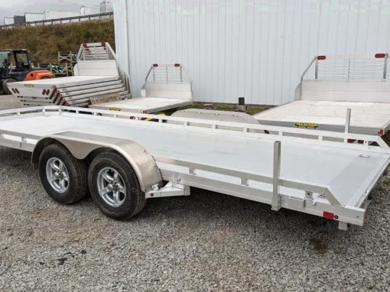 2027 Aluma 6'6" x 20' Tandem Utility Trailer w/ Pull Out Ramps