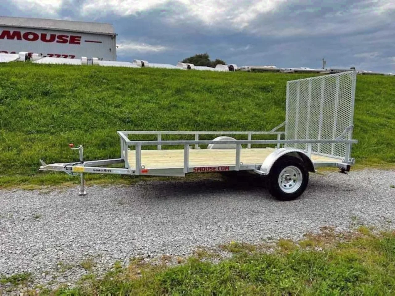 2027 Load Rite 6'8" x 12 ALL GALVANIZED Utility w/ Spring Assist Gate