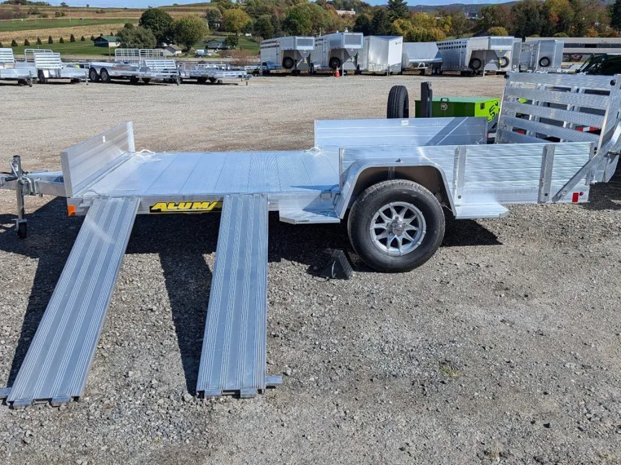2027 Aluma 6'9" x 12 Heavy SR Utility Trailer w/ 4400# Braking Axle!!!