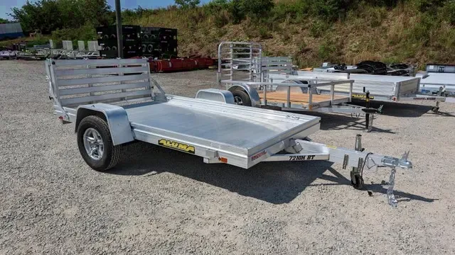 2025 Aluma 7210H-BT HD Utility Trailer - 6x10 w/ Bi-Fold Gate