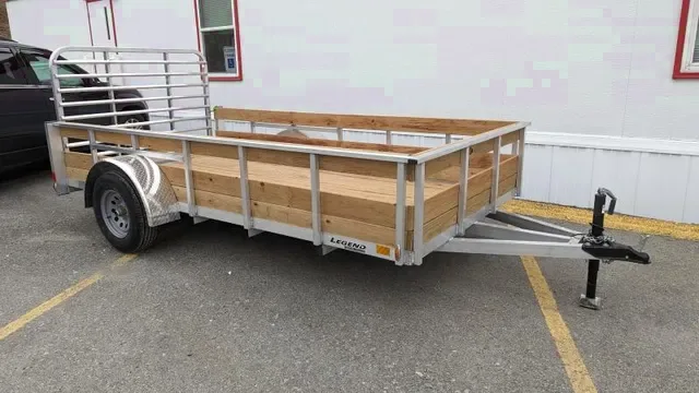 2025 Legend 6x10 Open Aluminum High Wood Side Utility Trailer