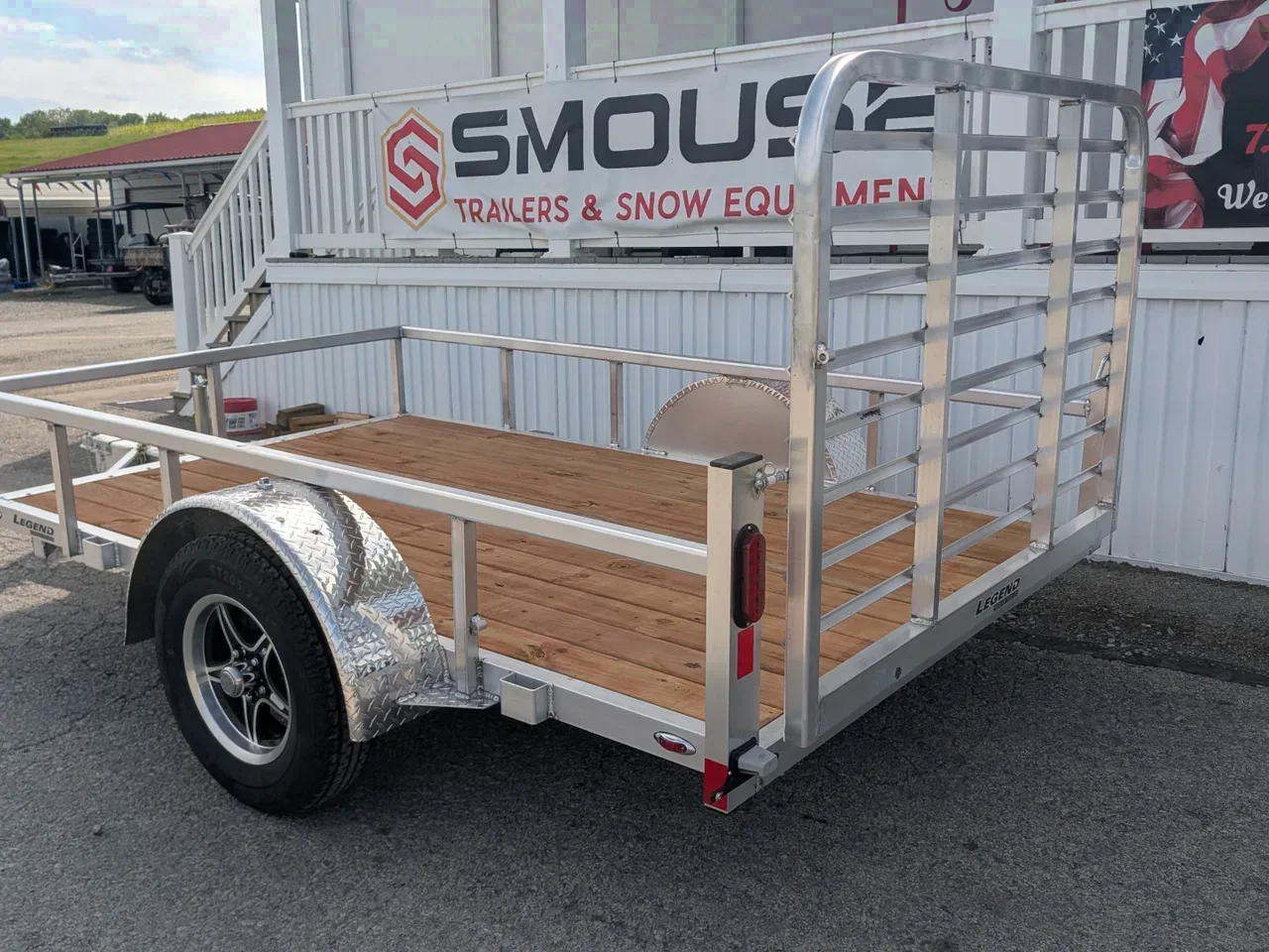 2026 LEGEND 6x10 Open Deluxe Utility Trailer
