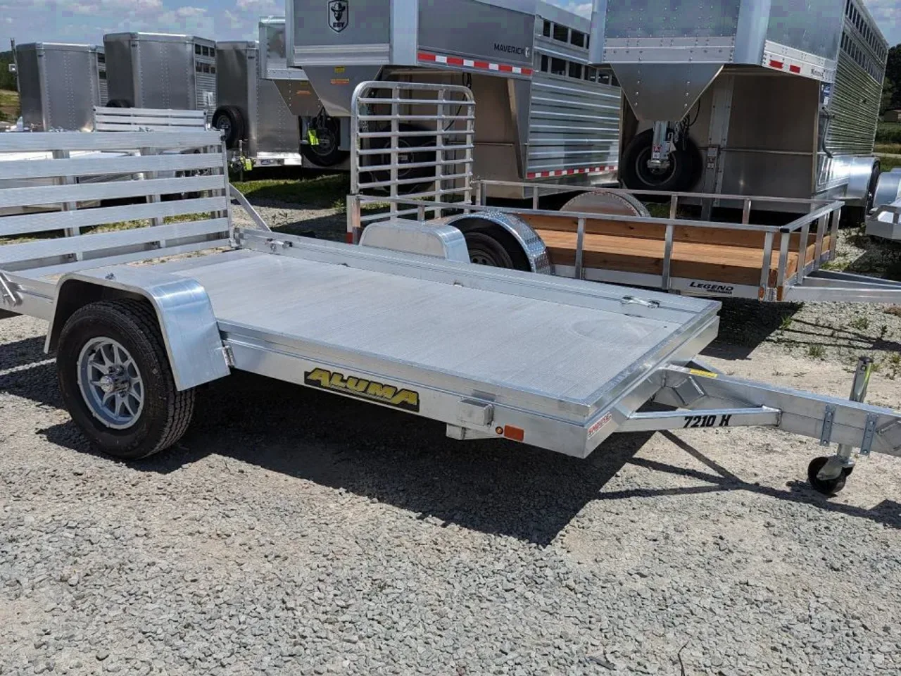 2027 Aluma 6 x 10 HD Utility Trailer w/ Bi-Fold Gate