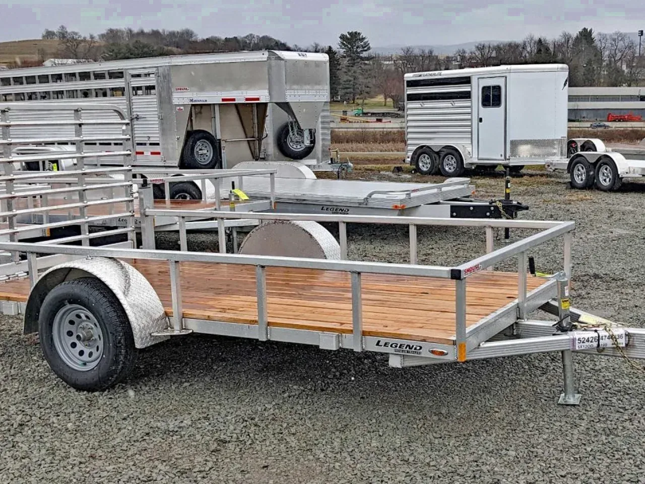 2027 LEGEND 6x10 Open Deluxe Utility Trailer