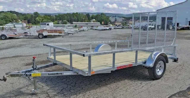 2025 Load Rite UT6512 Utility Trailer – Galvanized & Ready for Work