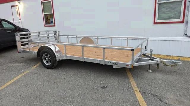 2025 Legend 6x12 Open Deluxe Aluminum Utility Trailer w/ Bi-Fold Gate