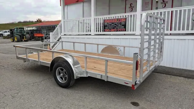 2025 Legend 6x12 Open Deluxe Aluminum Utility Trailer