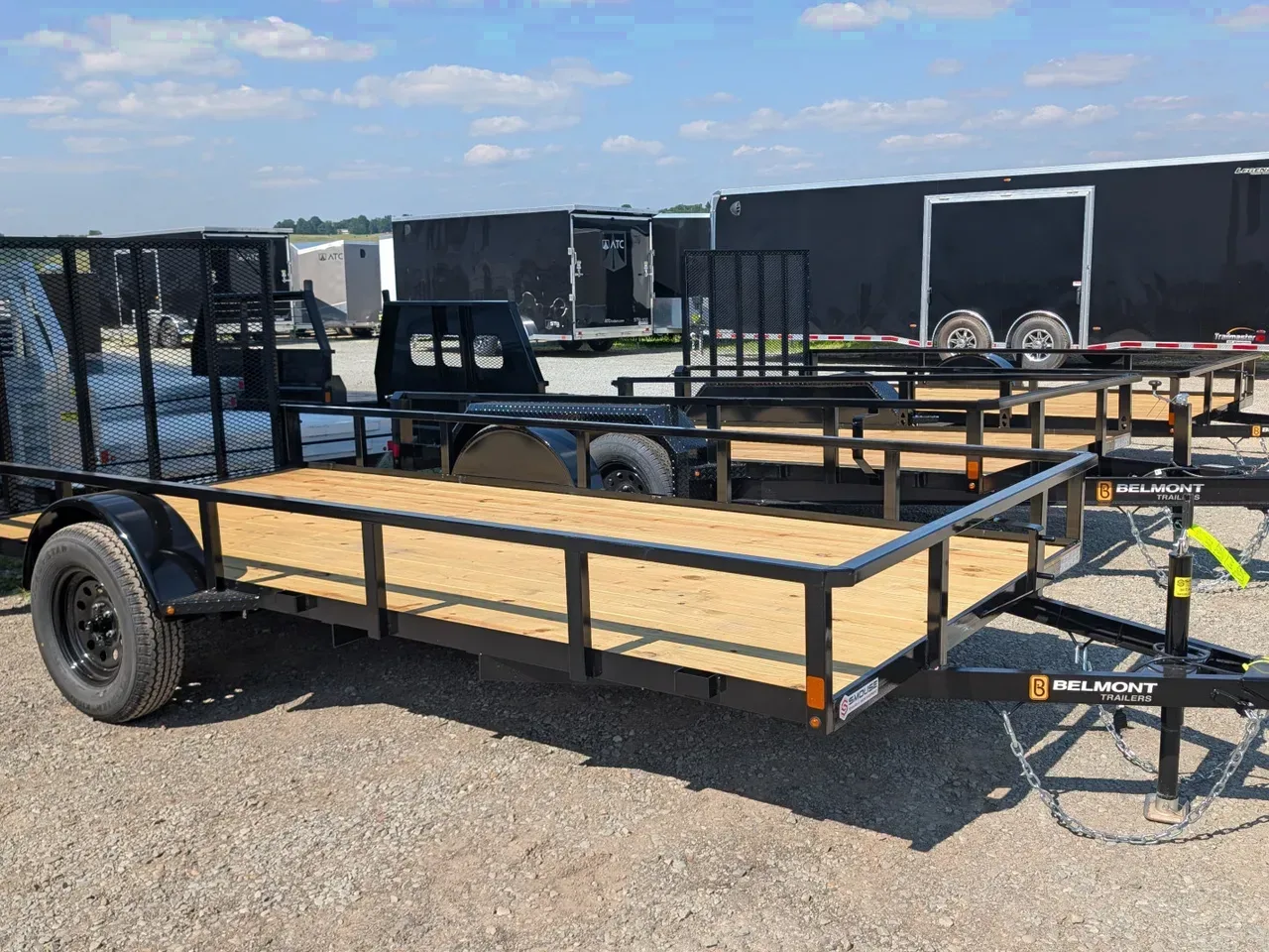 2026 Belmont 6x12 Tube Top Utility Trailer w/ Lay Flat Gate