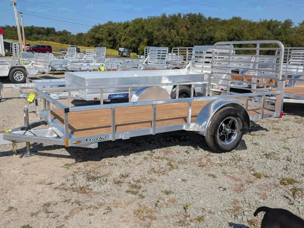 2027 Legend 6x12 Open Deluxe Aluminum Utility Trailer