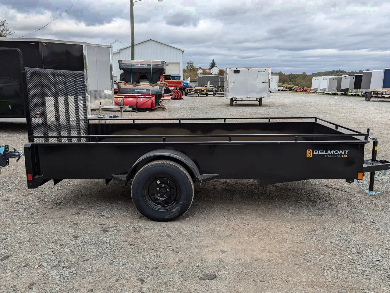 2026 Belmont 6x14 Solid Side Utility Trailer w/ Lay Flat Gate