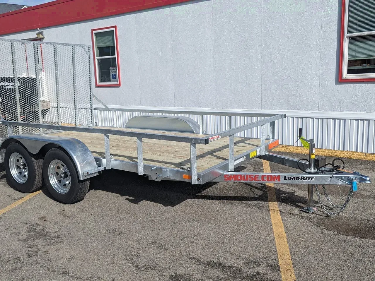 2026 Load Rite 7x12 Tandem ALL GALVANIZED Utility w/ Spring Assist Gate