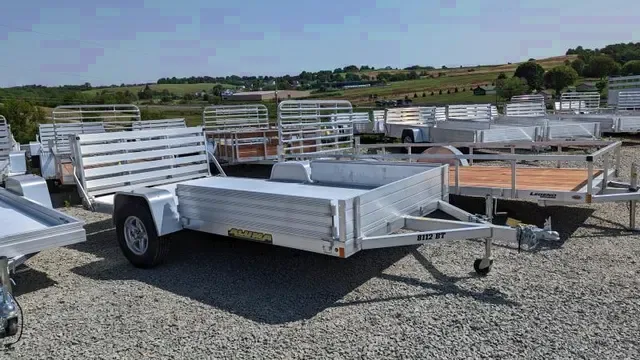 2025 Aluma 7x12 Utility Trailer w/ Side Ramps & Bi-Fold Gate - Make Offer