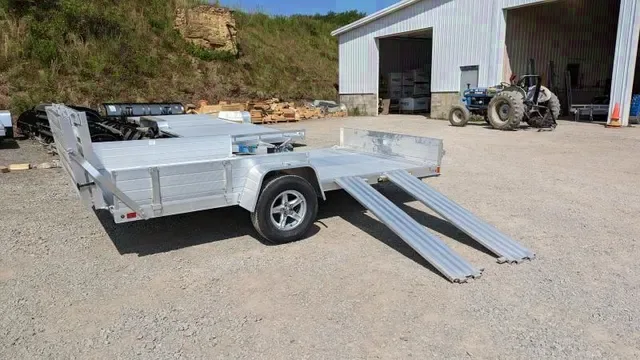 2025 Aluma 7x12 SR Utility Trailer w/ Side Ramps & Solid Rear - Make Offer