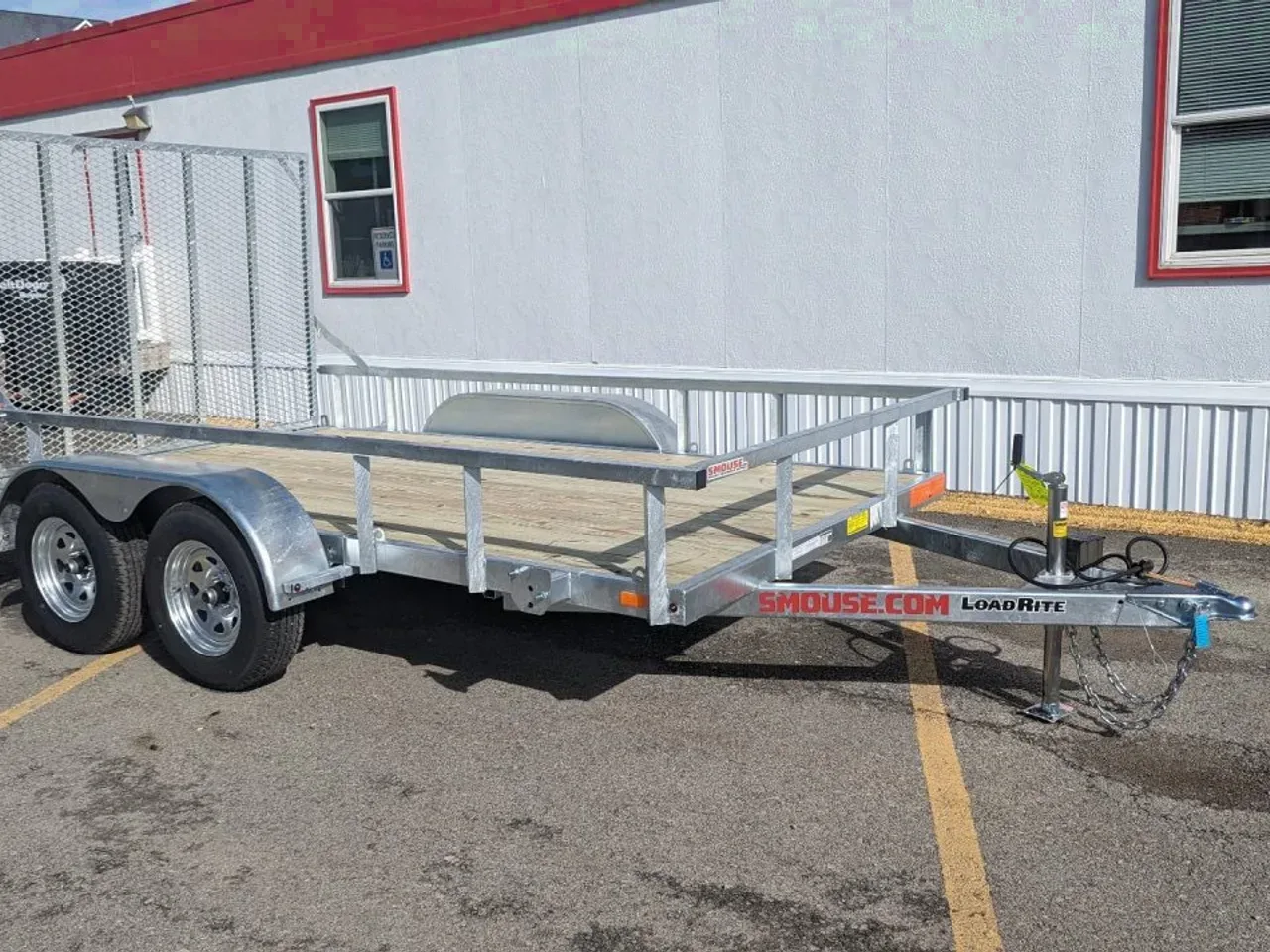 2027 Load Rite 7x12 Tandem ALL GALVANIZED Utility w/ Spring Assist Gate