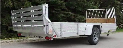 2025 Aluma 7x14 Wood Deck Utility Trailer w/ Side Ramps - Make an Offer