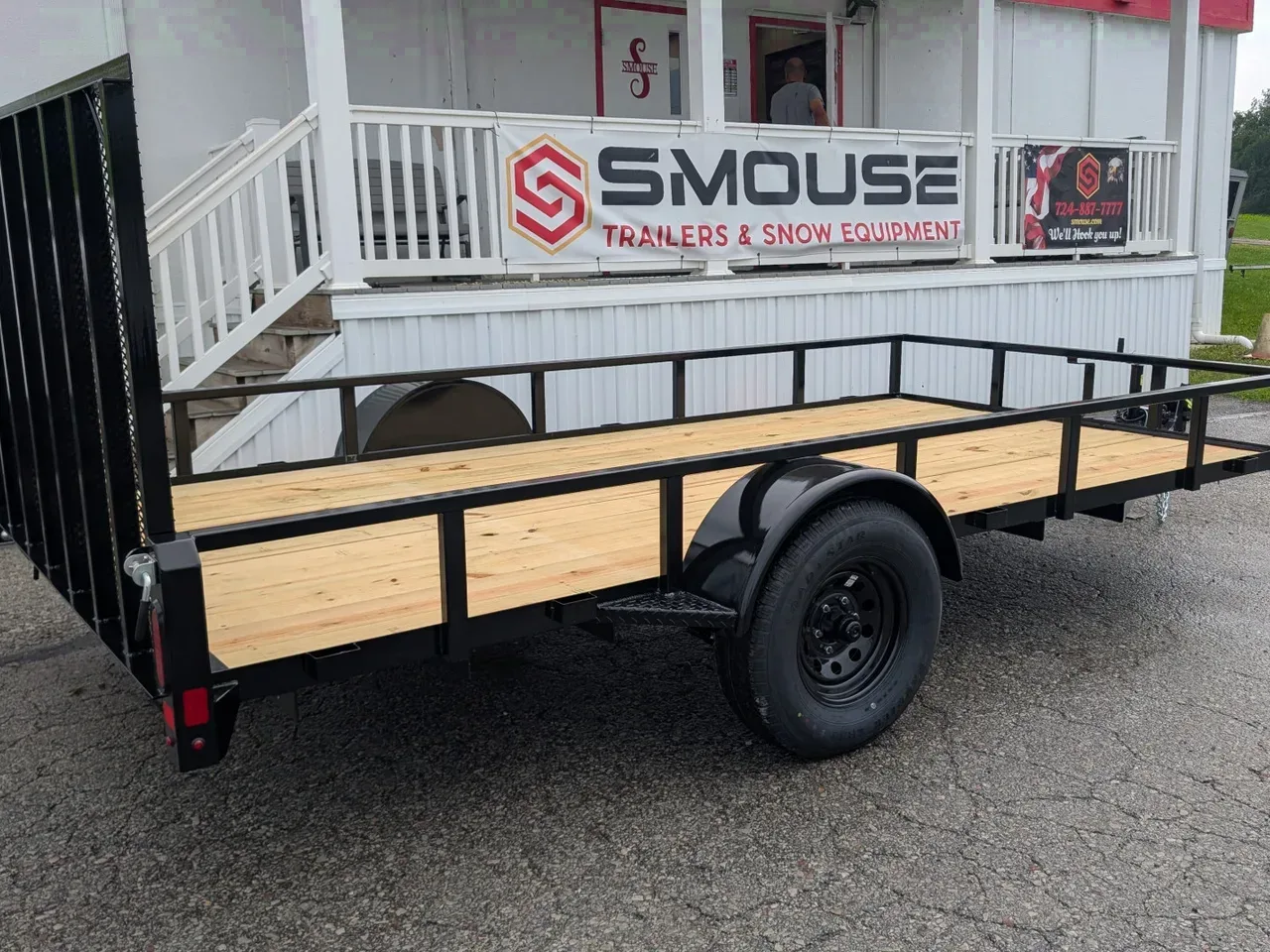 2025 Belmont 7x14 Tube Top Utility Trailer w/ BRAKES!