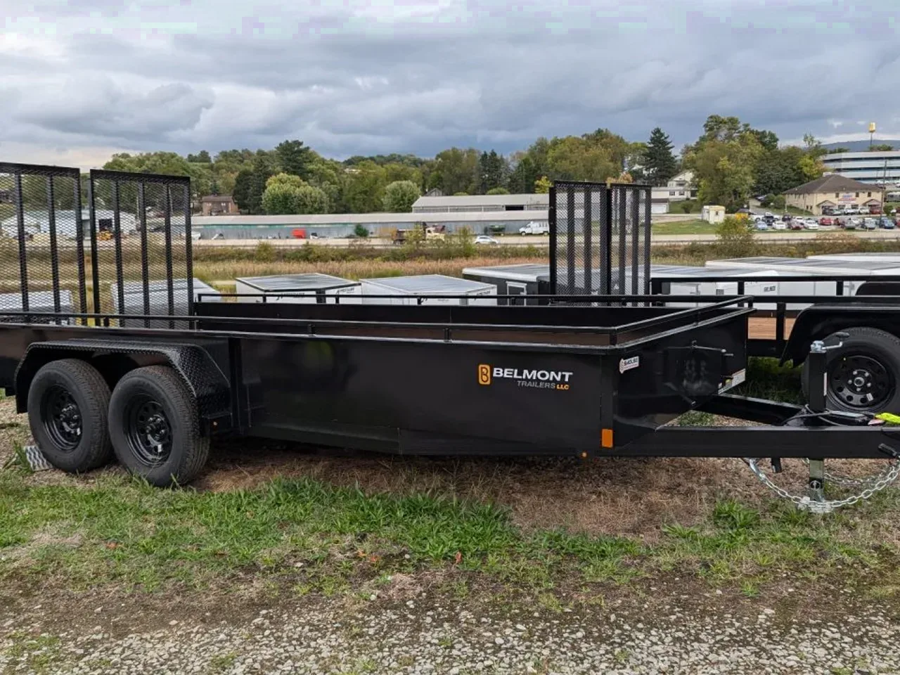 2026 Belmont 7x14 Solid Side Utility Trailer w/ Split Gate