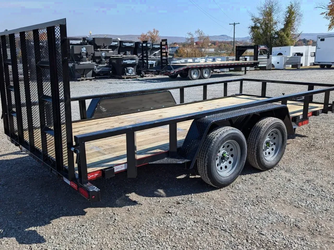 2026 Quality 7x14 PRO Tandem Utility Trailer w/ No Dove
